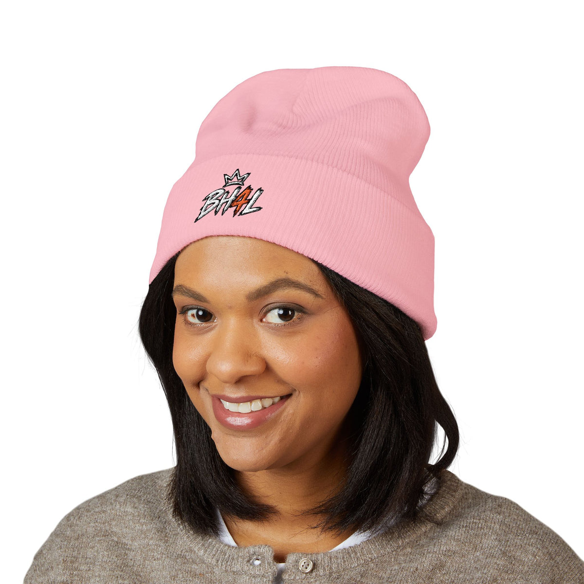 BH4L BEANIE EMBRODIERY