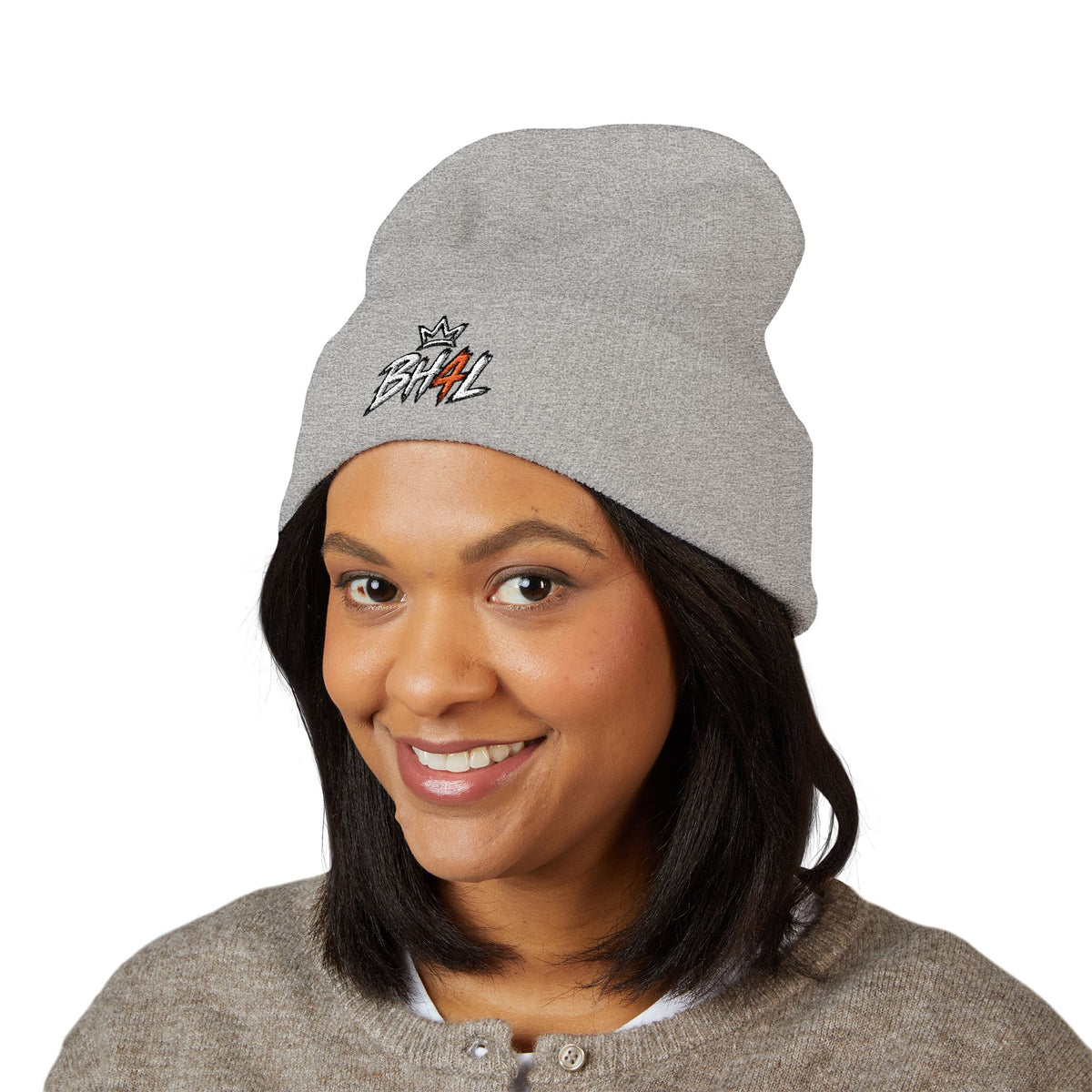 BH4L BEANIE EMBRODIERY