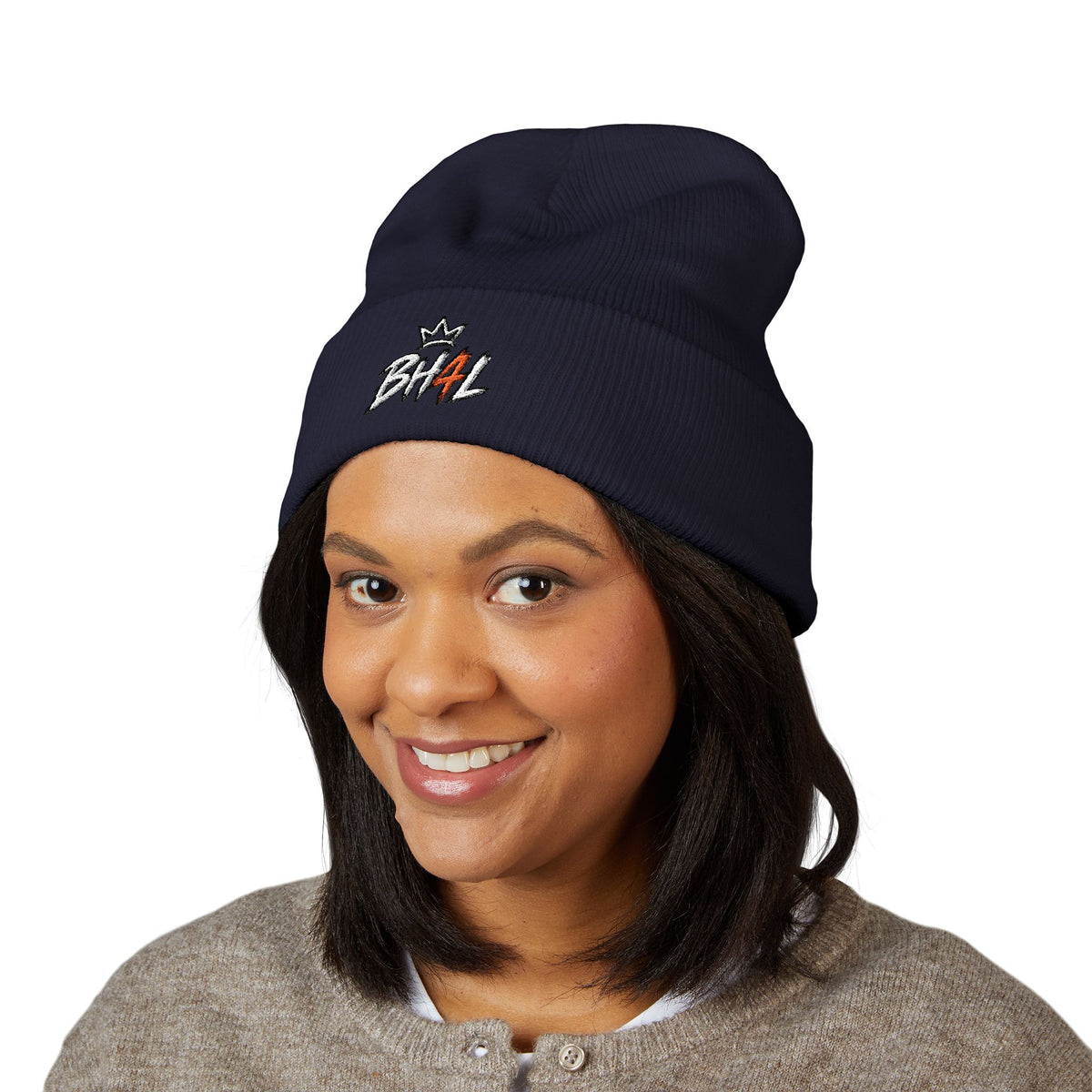 BH4L BEANIE EMBRODIERY
