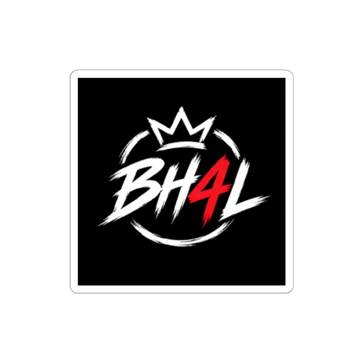 BH4L Black Logo Sticker