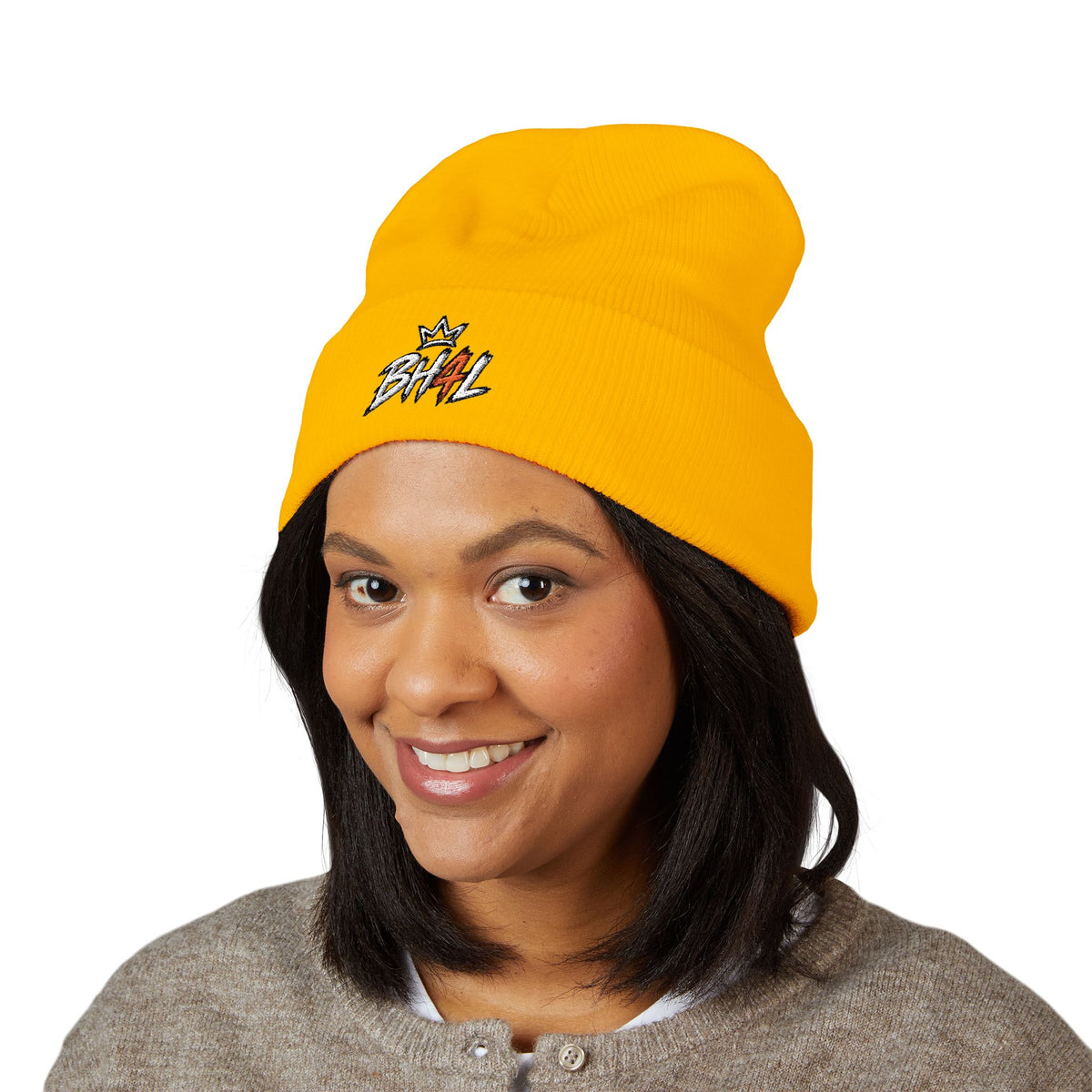 BH4L BEANIE EMBRODIERY