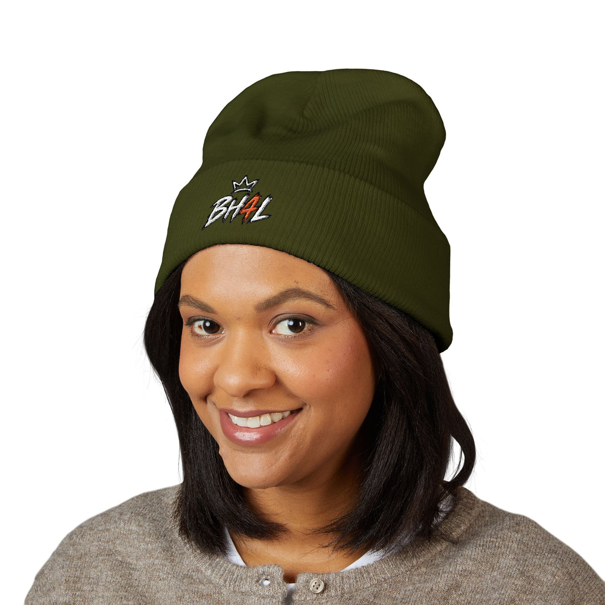 BH4L BEANIE EMBRODIERY