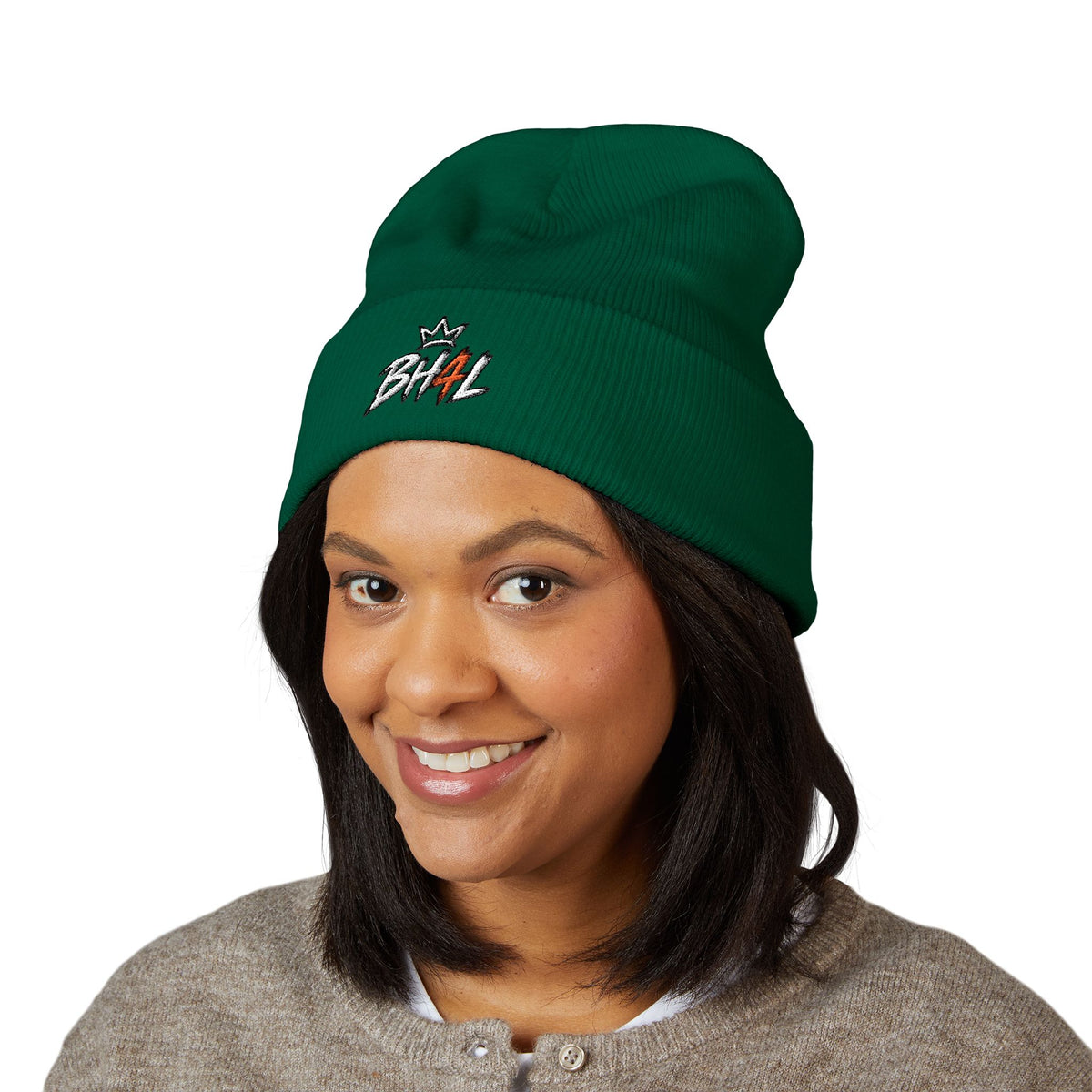 BH4L BEANIE EMBRODIERY