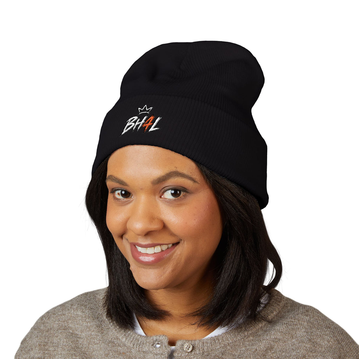 BH4L BEANIE EMBRODIERY