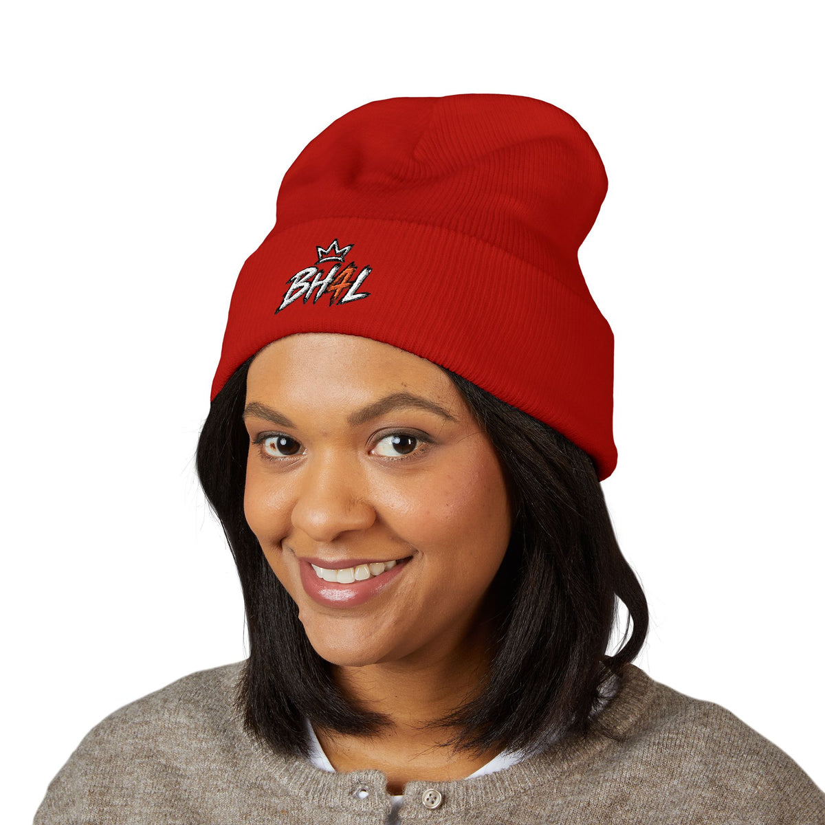 BH4L BEANIE EMBRODIERY